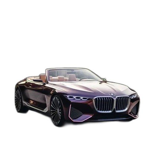 car, 3d render, concept art, photorealistic transparent PNG cut-out