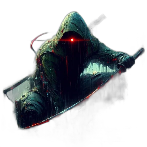 sword, weapon, mask, creature transparent PNG cut-out