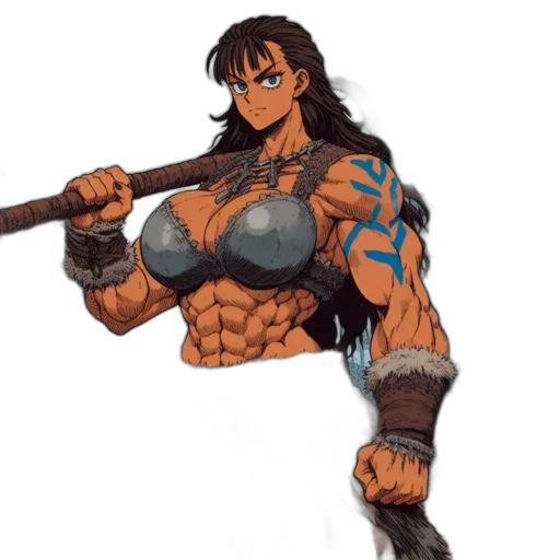 weapon, sword, staff, anime transparent PNG cut-out
