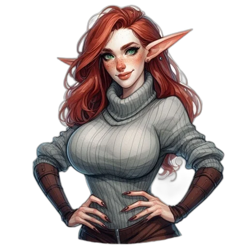 fantasy art, concept art, pixel art, watercolor transparent PNG cut-out