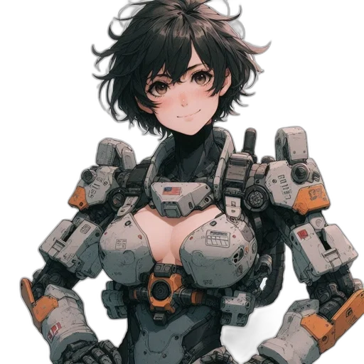 robot, weapon, dress, jacket transparent PNG cut-out