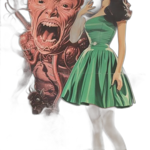 mask, dress, creature, face transparent PNG cut-out