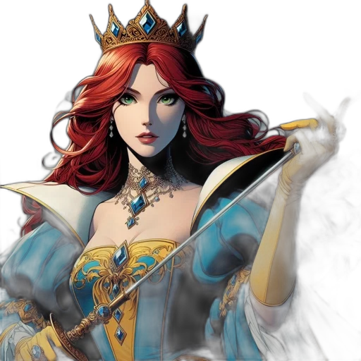 crown, fantasy art, concept art, photorealistic transparent PNG cut-out
