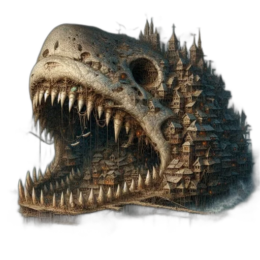 creature, mask, dragon, animal transparent PNG cut-out