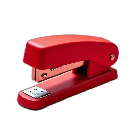 staff, 3d render, red, rexe transparent PNG cut-out