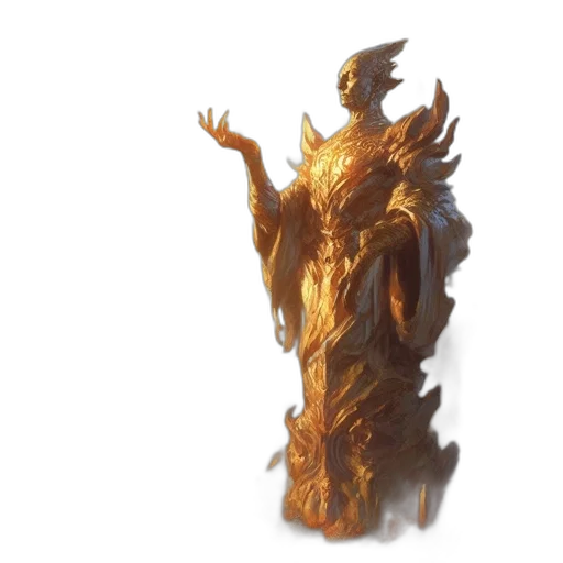 dragon, creature, staff, crown transparent PNG cut-out