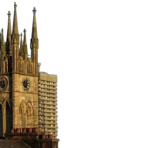 building, clock, tower, stands transparent PNG cut-out