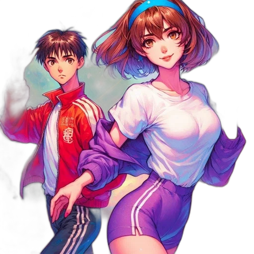 jacket, weapon, dress, staff transparent PNG cut-out