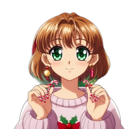 jewelry, flower, face, anime transparent PNG cut-out