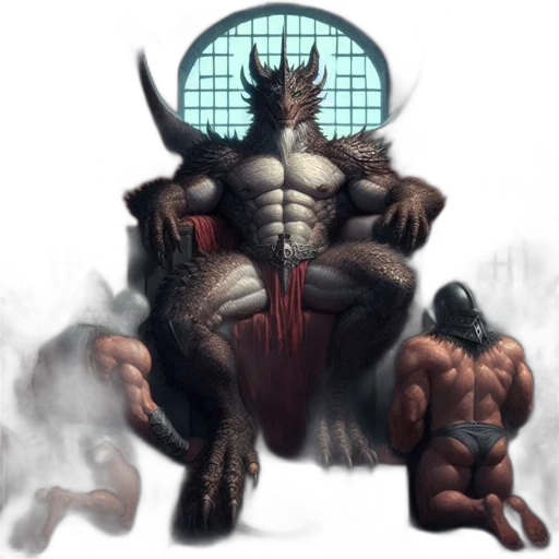 creature, concept art, fantasy art, comic book art transparent PNG cut-out
