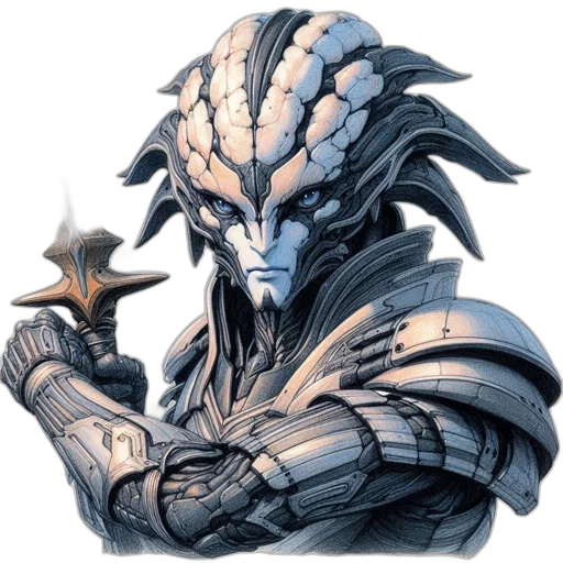 staff, dragon, face, mask transparent PNG cut-out