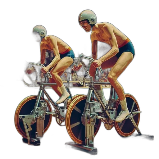 concept art, photorealistic, 3d render, two transparent PNG cut-out