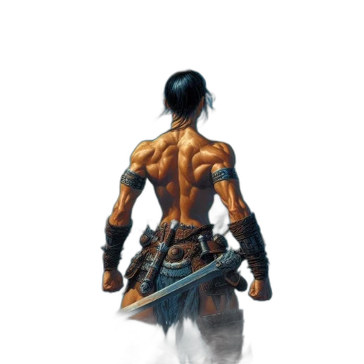 sword, weapon, staff, jacket transparent PNG cut-out