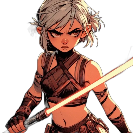 staff, sword, comic book art, concept art transparent PNG cut-out