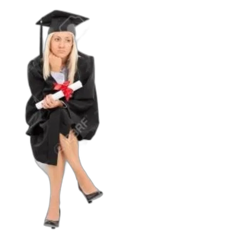 umbrella, hat, dress, staff transparent PNG cut-out