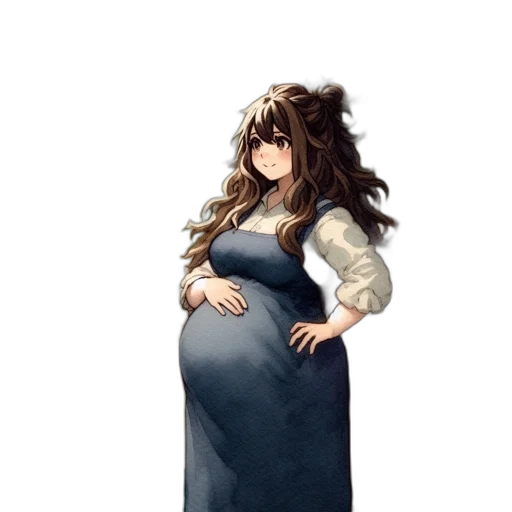 dress, staff, concept art, pixel art transparent PNG cut-out