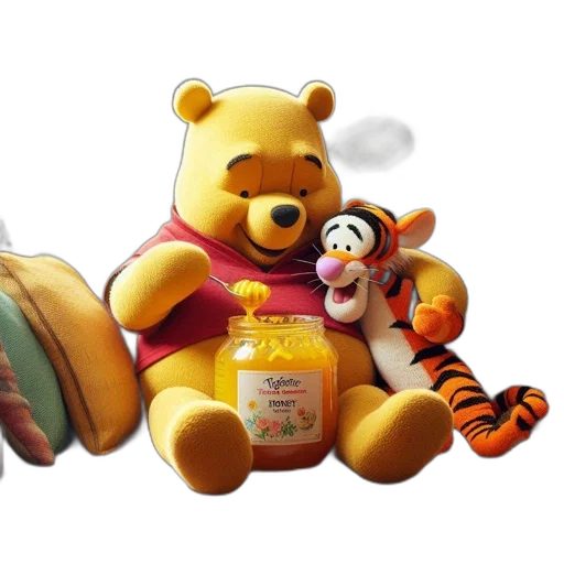food, concept art, 3d render, winnie transparent PNG cut-out