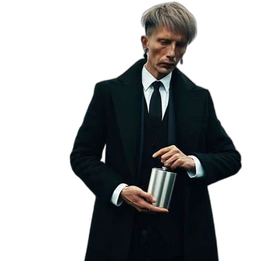jacket, staff, robot, concept art transparent PNG cut-out