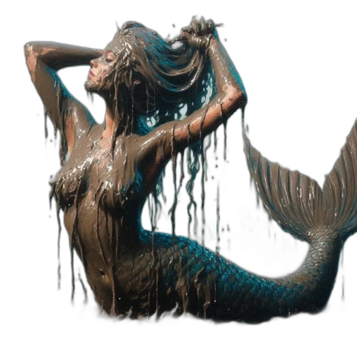 creature, dragon, hair, animal transparent PNG cut-out
