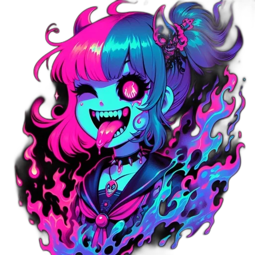 creature, mask, face, staff transparent PNG cut-out