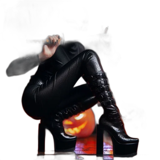 shoes, jacket, concept art, photorealistic transparent PNG cut-out