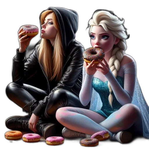 comic book art, concept art, fantasy art, cartoon transparent PNG cut-out