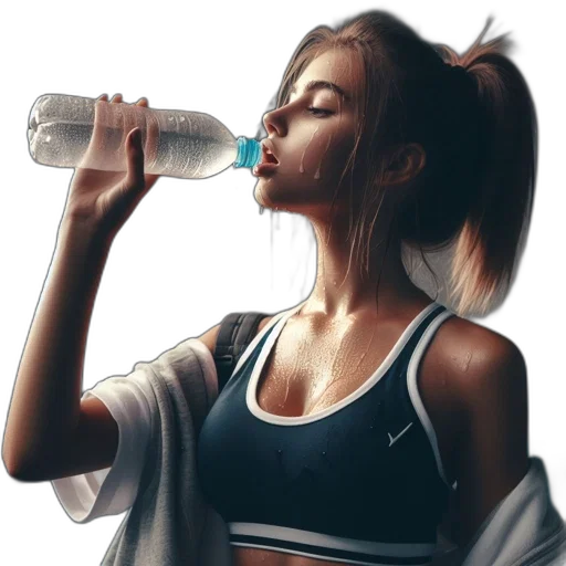 bottle, photorealistic, concept art, pixel art transparent PNG cut-out