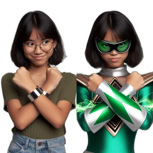 3d render, concept art, comic book art, anime transparent PNG cut-out