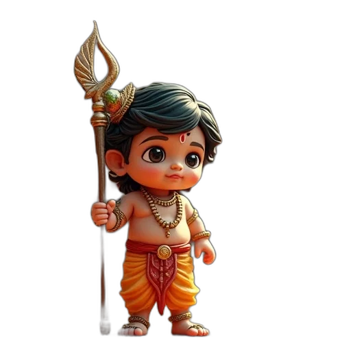 staff, 3d render, concept art, fantasy art transparent PNG cut-out