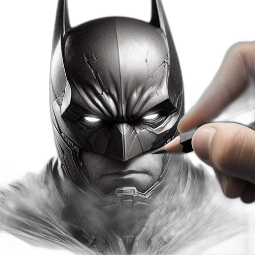 photorealistic, comic book art, concept art, pencil sketch transparent PNG cut-out