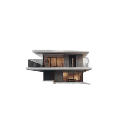 building, furniture, 3d render, concept art transparent PNG cut-out