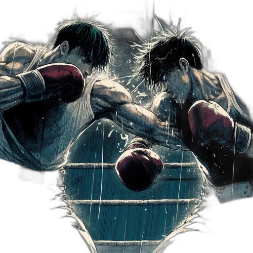weapon, mask, jacket, comic book art transparent PNG cut-out