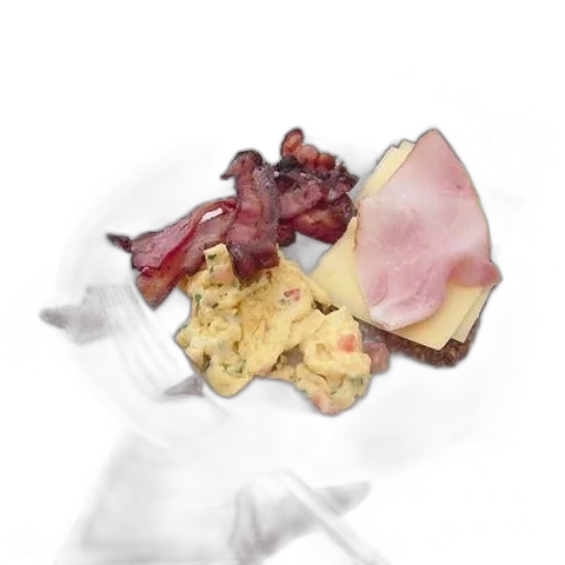 food, crown, photorealistic, watercolor transparent PNG cut-out