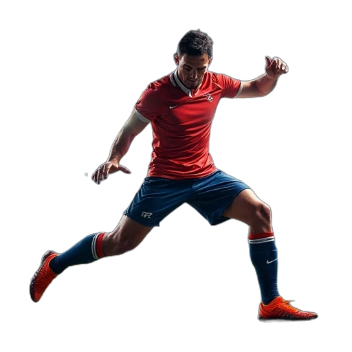 shoes, 3d render, football, flyer transparent PNG cut-out