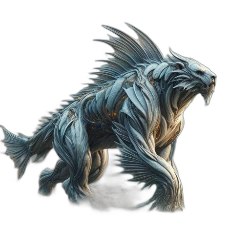 dragon, creature, animal, hair transparent PNG cut-out