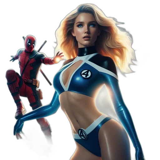 comic book art, concept art, fantasy art, photorealistic transparent PNG cut-out