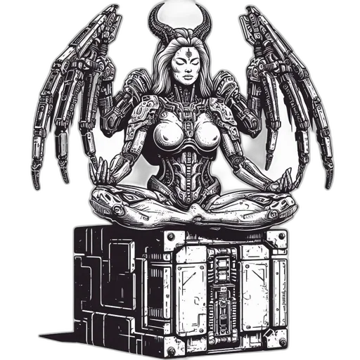 robot, furniture, creature, jewelry transparent PNG cut-out