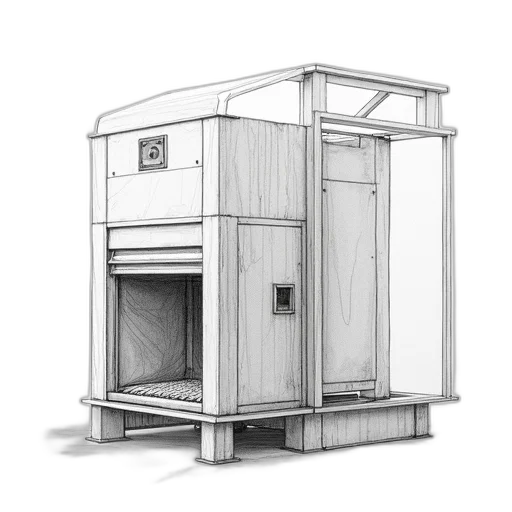 furniture, robot, building, staff transparent PNG cut-out