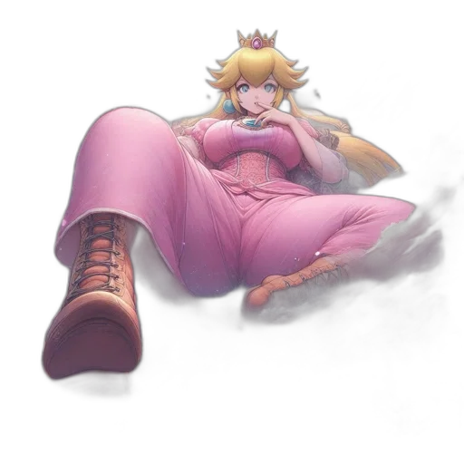 crown, dress, weapon, shoes transparent PNG cut-out