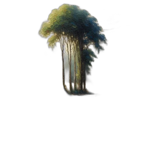 tree, hair, creature, hat transparent PNG cut-out