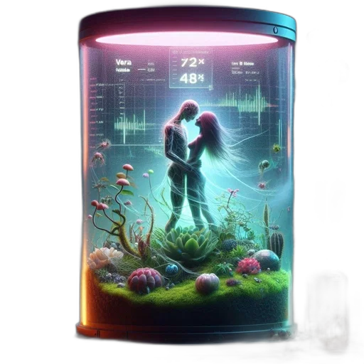 robot, creature, concept art, cyberpunk transparent PNG cut-out