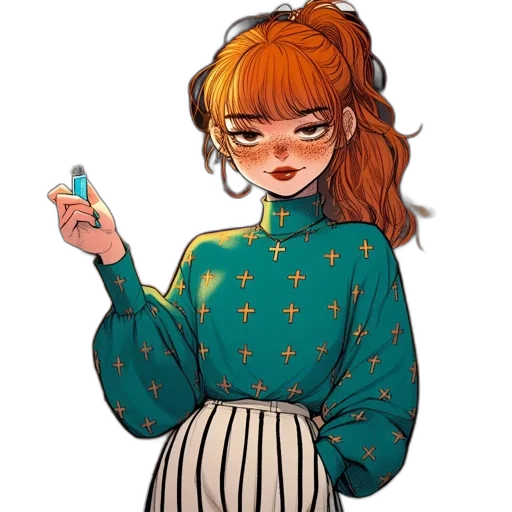 jacket, dress, staff, jewelry transparent PNG cut-out