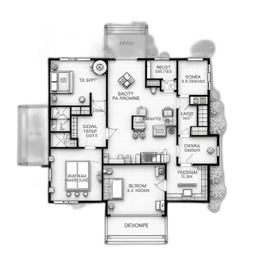 building, 3d render, photorealistic, concept art transparent PNG cut-out