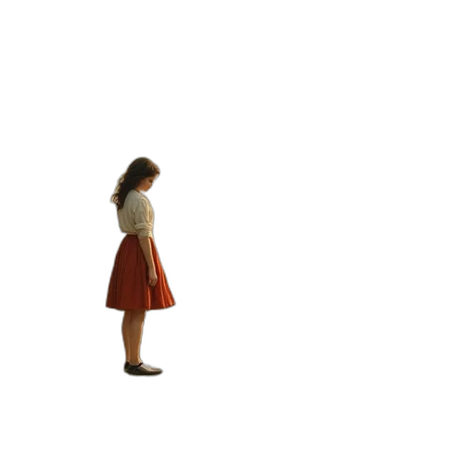 dress, robot, shoes, hair transparent PNG cut-out