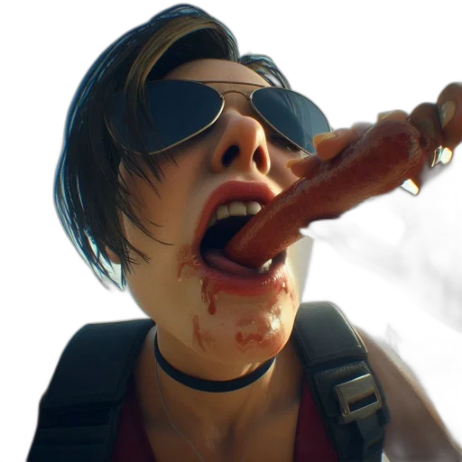 food, weapon, staff, face transparent PNG cut-out