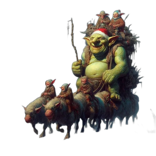 creature, staff, concept art, fantasy art transparent PNG cut-out