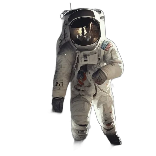 jacket, mask, staff, robot transparent PNG cut-out