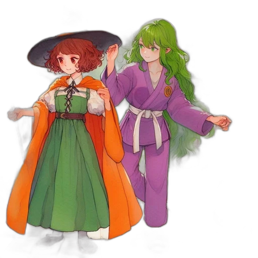 dress, concept art, pixel art, anime transparent PNG cut-out