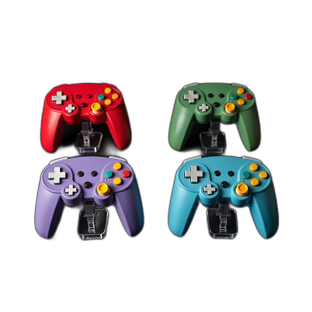 3d render, pixel art, colorful, neon transparent PNG cut-out