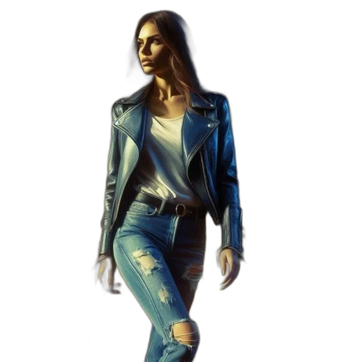 jacket, dress, photorealistic, concept art transparent PNG cut-out